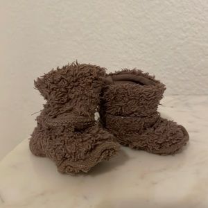 Snug Portuguese Cotton Brown Teddy Bear Baby Booties size 1-3m slippers